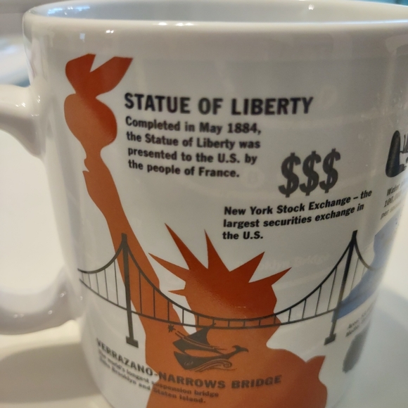 STARBUCKS New York City The Empire State Coffee MUG Cup Vtg 1999 collector - Picture 14 of 15